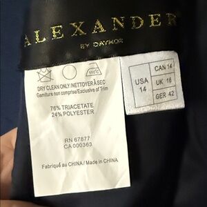 Alexander by Daymor Women's Navy Wedding Dress